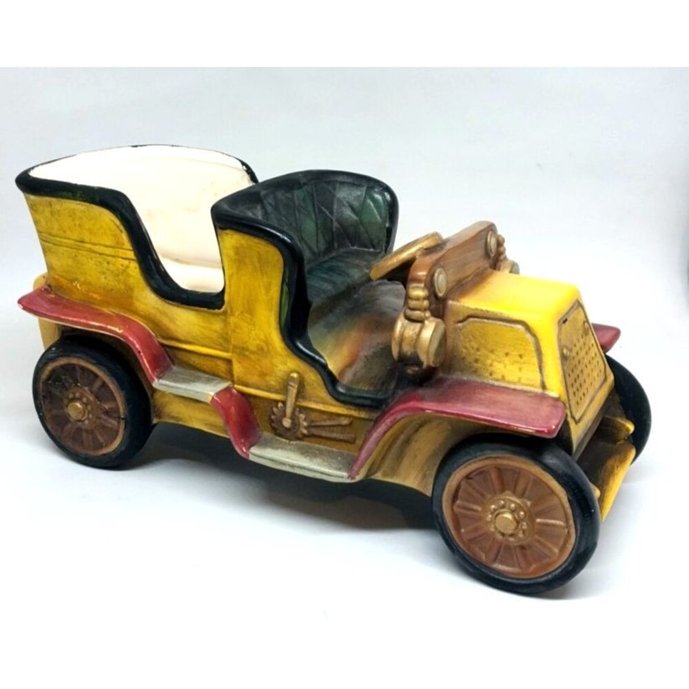Vintage Japan Ceramic 1900 Napier Replica Model T Ford Planter E4461
